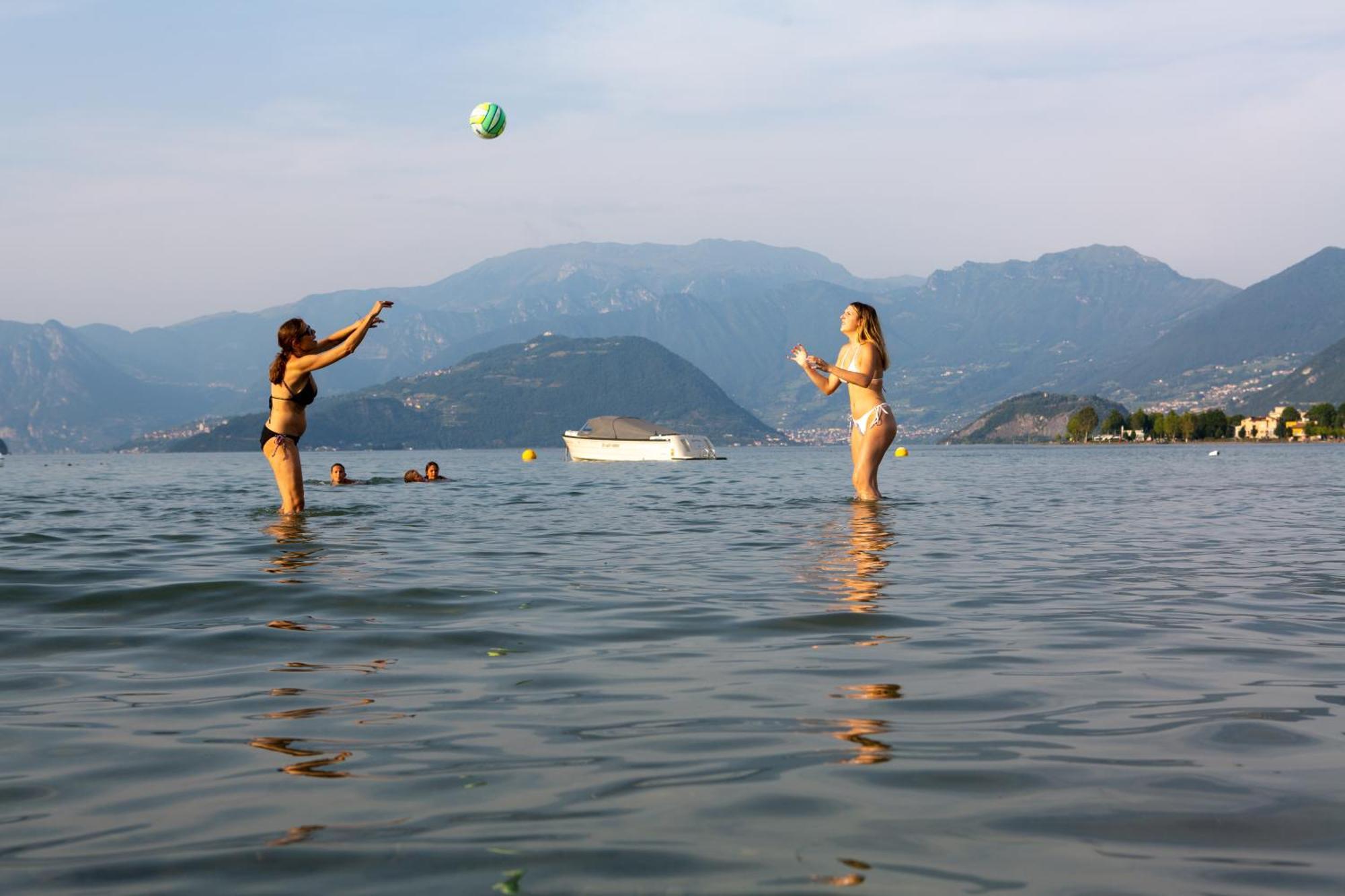 Estivo Premium Deluxe Mobile Homes On Camping Del Sole Village Iseo Eksteriør bilde