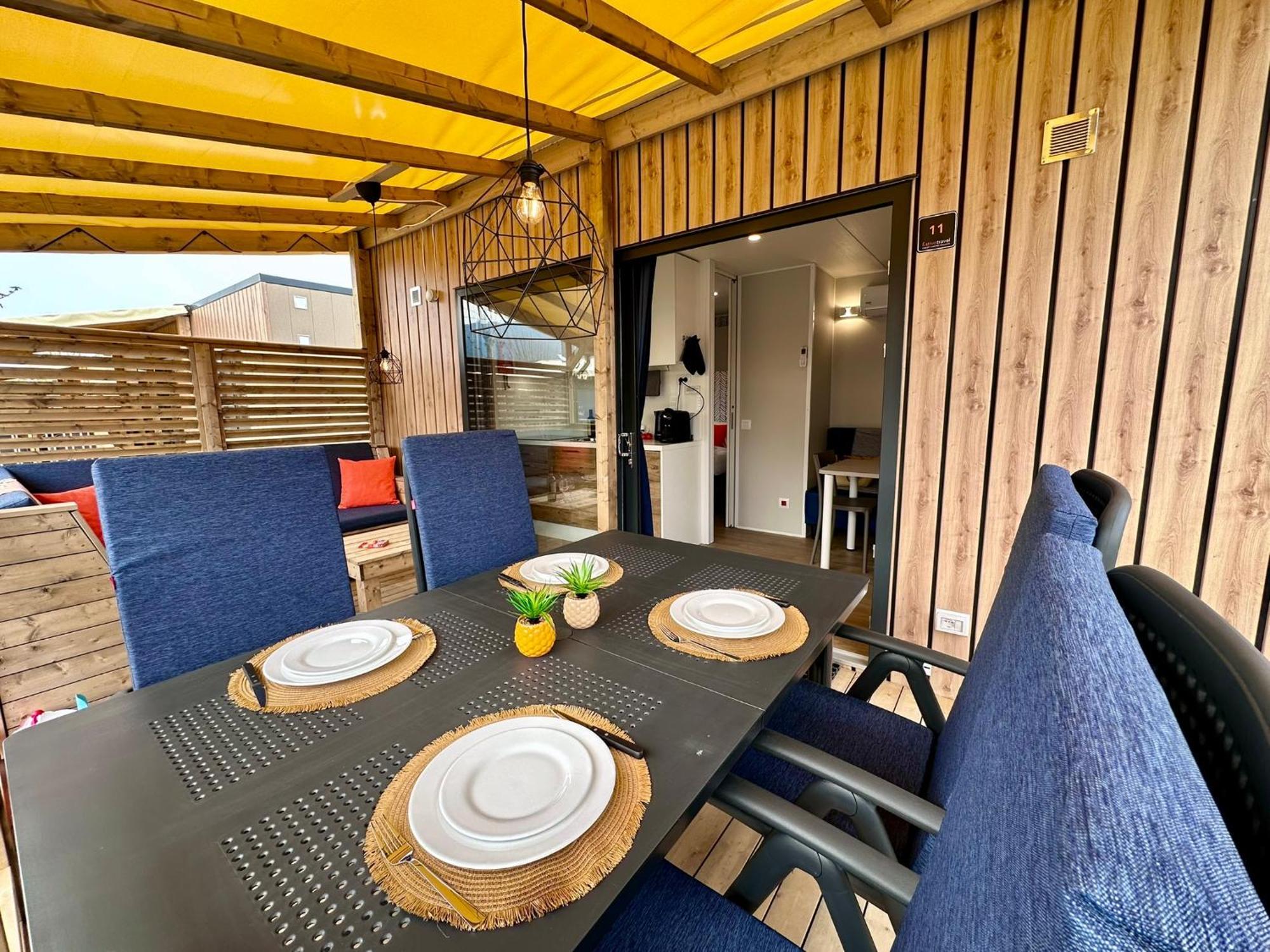Estivo Premium Deluxe Mobile Homes On Camping Del Sole Village Iseo Eksteriør bilde
