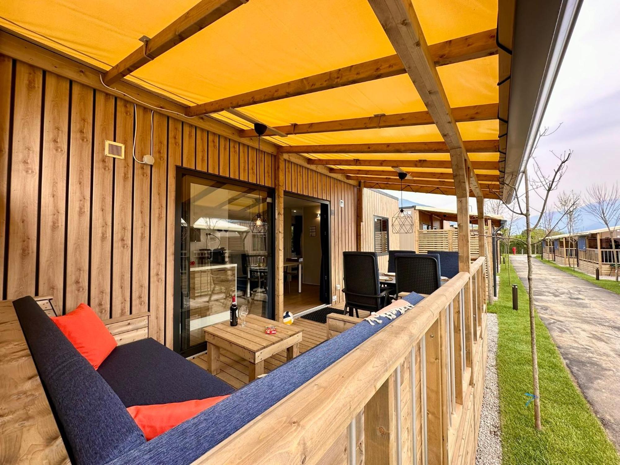 Estivo Premium Deluxe Mobile Homes On Camping Del Sole Village Iseo Eksteriør bilde