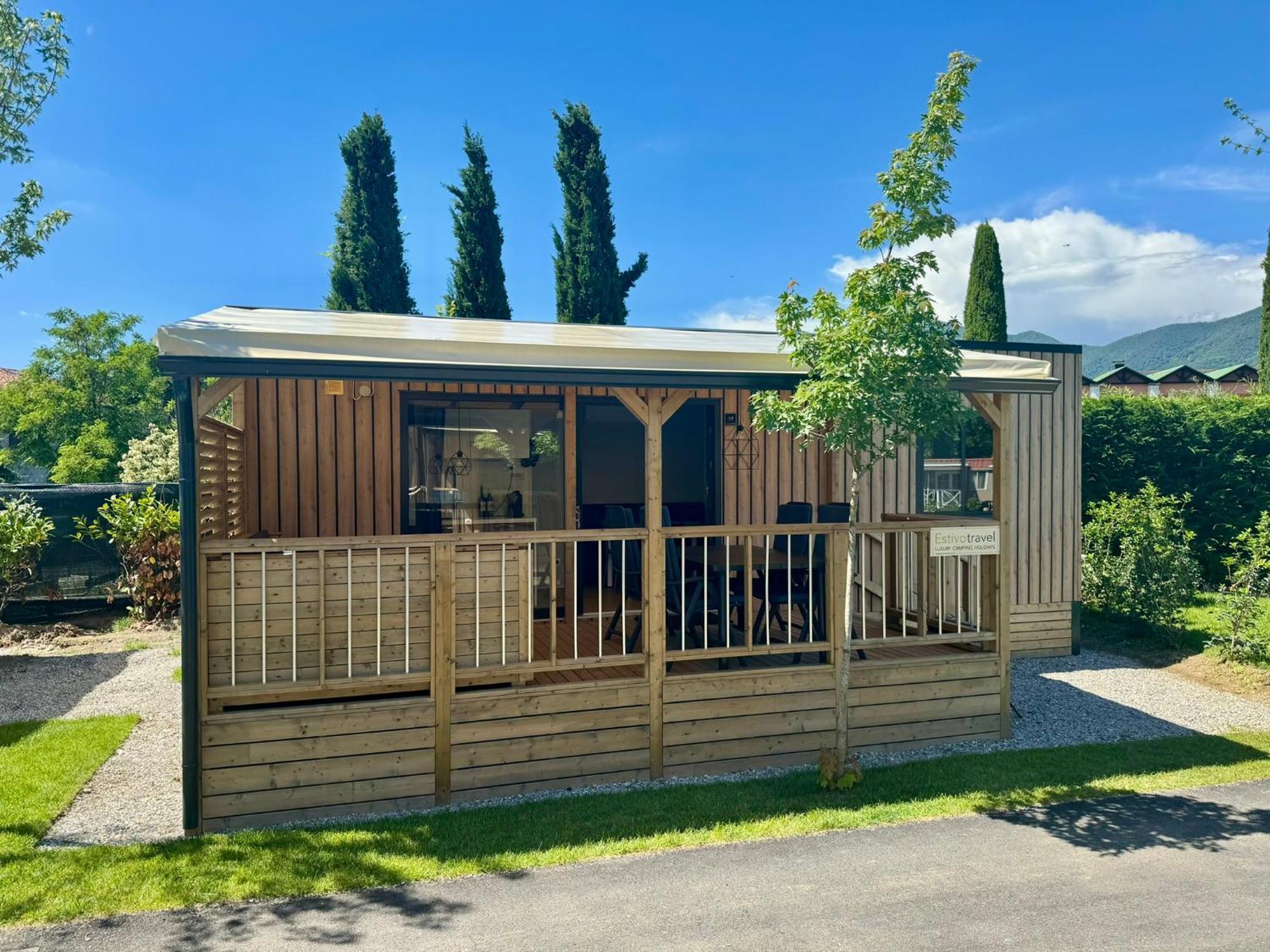 Estivo Premium Deluxe Mobile Homes On Camping Del Sole Village Iseo Eksteriør bilde